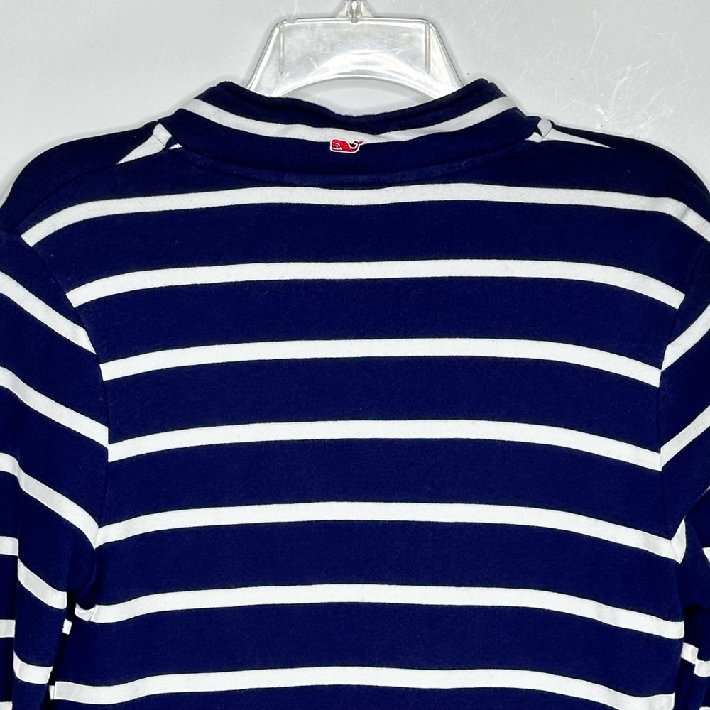 Vineyard Vines Target Collab Blue Stripe Nautical Pullover Sweater Coastal Sz XS - Picture 4 of 9